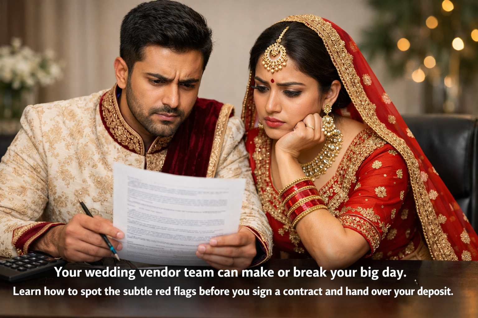 Red Flags to Watch Out For When Booking Wedding Vendors